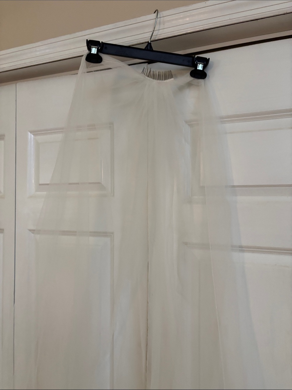 Sheer Ivory Bridal Veil - Lightweight Tulle